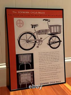 Large Schwinn Cycle-Truck Vintage Bicycle Advertisement Brochure