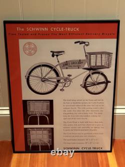 Large Schwinn Cycle-Truck Vintage Bicycle Advertisement Brochure