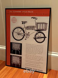 Large Schwinn Cycle-Truck Vintage Bicycle Advertisement Brochure