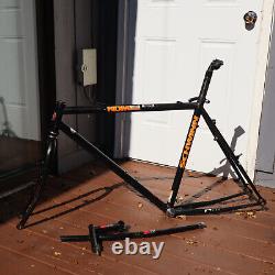 Large Schwinn KOM S9 MOS Team Issue Vintage 26 MTB Frameset Tange Butted CrMo