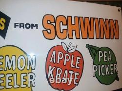 Large Vintage Rare Schwinn Bicycle Advertising 30'' Porcelain Metal Sign Large Vintage Rare Schwinn Bicycle Advertising 30'' Porcelain Metal Sign