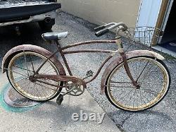 Late 40s schwinn excelsior Vintage Bike. Only Seen One My Whole Life