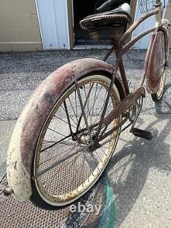 Late 40s schwinn excelsior Vintage Bike. Only Seen One My Whole Life