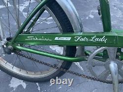 Local Pick Up Only 1971 Schwinn Fair Lady Stingray Muscle Vintage Green Bicycle