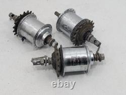 Lot Of 3 Sturmey Archer 3 Speed Hub Hubs Vintage Schwinn Bicycle Bike Parts