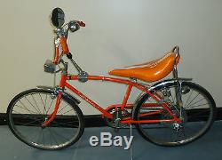 (MA2) Vintage Schwinn Manta-Ray 5 Speed Bicycle Orange FOR LOCAL PICK-UP