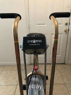 MINT Vintage Gold Schwinn AirDyne Exercise Bike withErgometer MFG in Chicago USA
