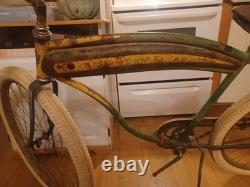 Men's Hawthorne. Ward Balloon Tire Bicycle 1940's Vintage Pre-War Tank Bike