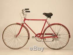 Mens 1971 Candy Red Schwinn Suburban Bicycle vintage