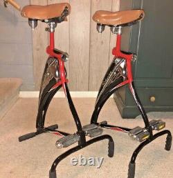 NEW Vintage Schwinn Phantom Bicycle Bar Stools PAIR Extremely Rare