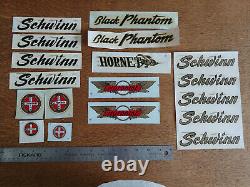 NOS Lot 18 Vintage Bicycle Schwinn Decals Kreisler Decal Stickers