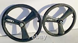 NOS Schwinn XS OGK Bladed Spoke Mag 20 BMX Freestyle Bicycle Wheel Set Haro Revo