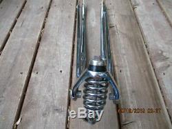 NOS Schwinn original vintage chrome springer fork complete with LOCKING steering