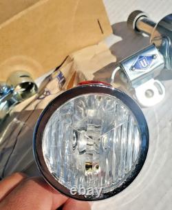 NOS Union Generator Bullet Head Light Bicycle Vtg 1930's 40's Schwinn Elgin