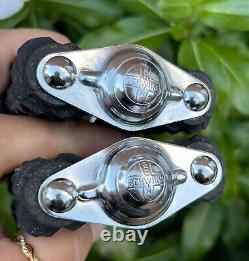 NOS VTG SCHWINN 1960's 20 BALLOON BIKE LARGE DIAMOND PEDALS 1/2 AXLES CHROME