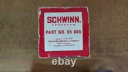 NOS Vintage 1969 Schwinn Stingray Krate Banana Seat Muscle Bike Two Tone Horn