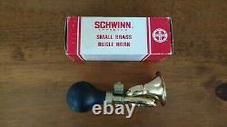 NOS Vintage 1970 Schwinn Stingray Krate Banana Seat Muscle Bike Brass Bugle Horn