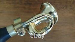 NOS Vintage 1970 Schwinn Stingray Krate Banana Seat Muscle Bike Brass Bugle Horn