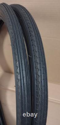 NOS Vintage Schwinn Bike Tire Tires 24 x 1.75 in Pair Black New