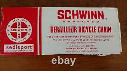 NOS Vintage Schwinn Krate Banana Seat Muscle Bike Sedis 5-Speed Derailleur Chain