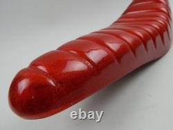 NOS Vtg Troxel RED Glitter Banana Seat Muscle Bike Schwinn Murray Eliminator B