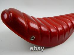NOS Vtg Troxel RED Glitter Banana Seat Muscle Bike Schwinn Murray Eliminator B