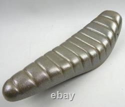 NOS Vtg Troxel SILVER Glitter Banana Seat Muscle Bike Schwinn Murray Eliminator