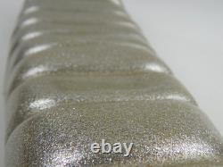 NOS Vtg Troxel SILVER Glitter Banana Seat Muscle Bike Schwinn Murray Eliminator