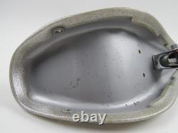 NOS Vtg Troxel SILVER Glitter Banana Seat Muscle Bike Schwinn Murray Eliminator