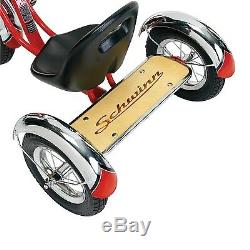 New 12 Red Retro Tricycle Schwinn Roadster Kids Trike Vintage Bike Chrome