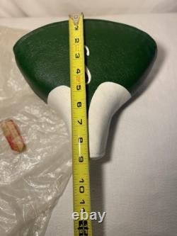New Vintage Schwinn Messenger Green/ White Bike Seat Monogram