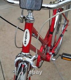 Nice! Vtg 1970s SCHWINN BREEZE LADIES 3-Speed Red CRUISER Collegiate BIKE