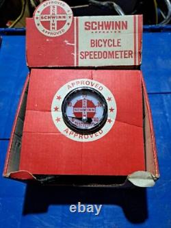Nos Schwinn 20 Krate Stingray Speedometer Vintage Bicycle Bike Speedometer Look