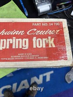 Nos Vintage Chicago Made Schwinn Cruiser Bicycle Springer For In Original Box 26