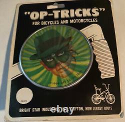 Nos Vintage Op-tricks Schwinn Tricks Banana Seat Muscle Bike 3d Green Hornet