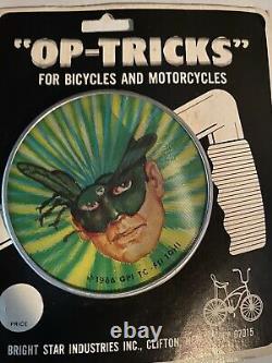 Nos Vintage Op-tricks Schwinn Tricks Banana Seat Muscle Bike 3d Green Hornet