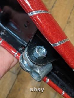 OG 70's Red Glitter Vintage Persons Schwinn Stingray Muscle Bike Banana Seat