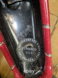 OG 70's Red Glitter Vintage Persons Schwinn Stingray Muscle Bike Banana Seat