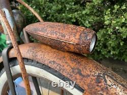 Old Bicycle Dayton tank prewar vintage 26 skip tooth