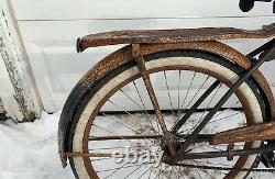 Old Bicycle Dayton tank prewar vintage 26 skip tooth