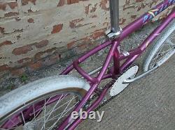 Old School 1987 Schwinn Predator Free Form BMX, Freestyle Bicycle, Grape