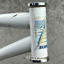 Old School BMX Schwinn Freestyle Frame Predator Free Form EX Vintage White 20