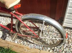 Old Vtg 1969 26 Wheel Red Schwinn Adult Boys Typhoon Bike Bicycle # KE04572