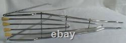 Orig. Vintage 1966 Schwinn Chrome 4 Reflector Rear Rack Panther Jaguar Corvette