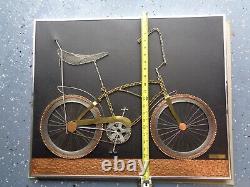 Original Schwinn Bicycle Company Vintage Dealer Showroom Sign-stingray Wire Art