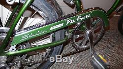 Original Vintage 1971 Schwinn Sting-Ray Pea Picker Krate Muscle Bike Bicycle