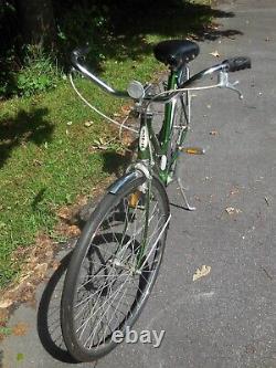 Original Vintage 1973s Schwinn(Chicago) Collegiate Women's Green Bicycle