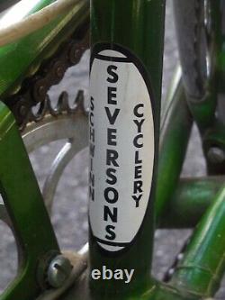 Original Vintage 1973s Schwinn(Chicago) Collegiate Women's Green Bicycle