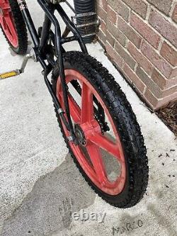 Original Vintage 1979 Schwinn Phantom Scrambler Mag BMX Bicycle Black and Red