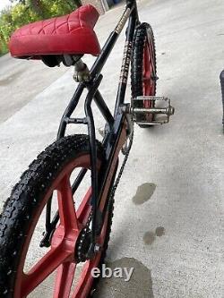 Original Vintage 1979 Schwinn Phantom Scrambler Mag BMX Bicycle Black and Red